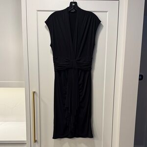 Max & Cleo Black Midi Dress